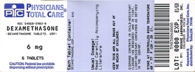 image of 6 mg package label - package label 06